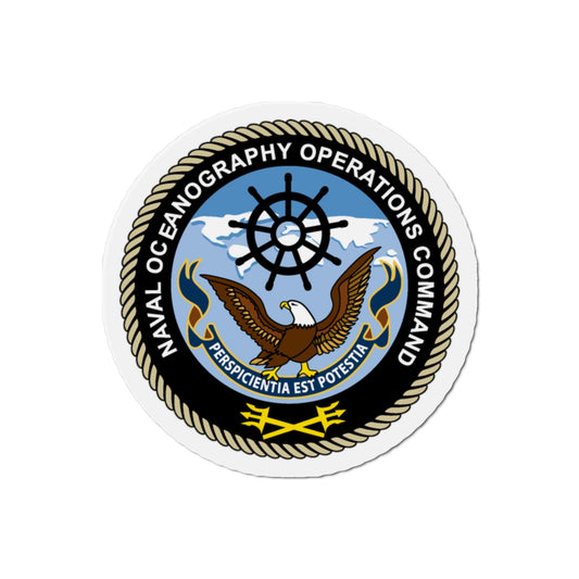 Naval Oceangraphy Operations Command (U.S. Navy) Die-Cut Magnet-2" x 2"-The Sticker Space