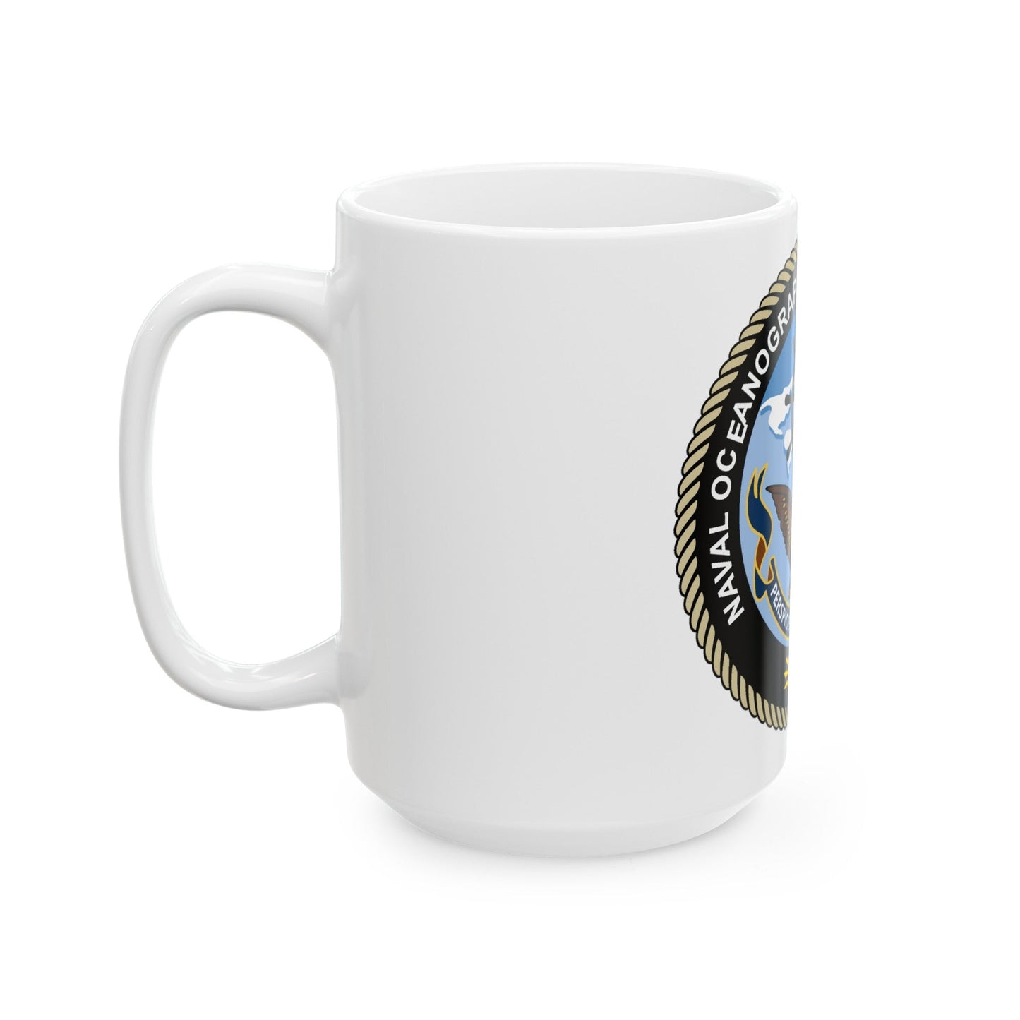 Naval Oceangraphy Operations Command (U.S. Navy) White Coffee Mug-The Sticker Space