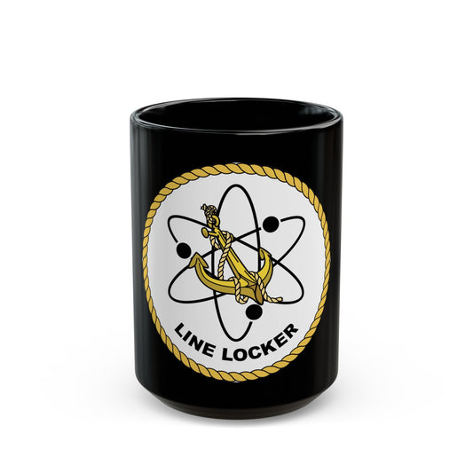Naval Reactors Line Locker (U.S. Navy) Black Coffee Mug-15oz-The Sticker Space