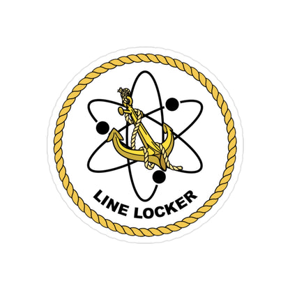 Naval Reactors Line Locker (U.S. Navy) Transparent STICKER Die-Cut Vinyl Decal-2 Inch-The Sticker Space