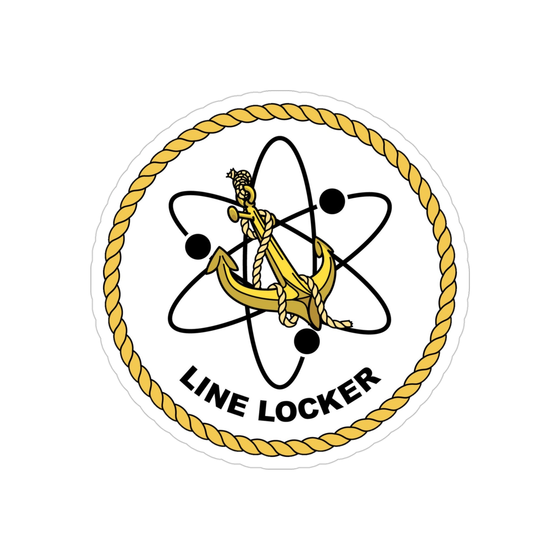 Naval Reactors Line Locker (U.S. Navy) Transparent STICKER Die-Cut Vinyl Decal-4 Inch-The Sticker Space