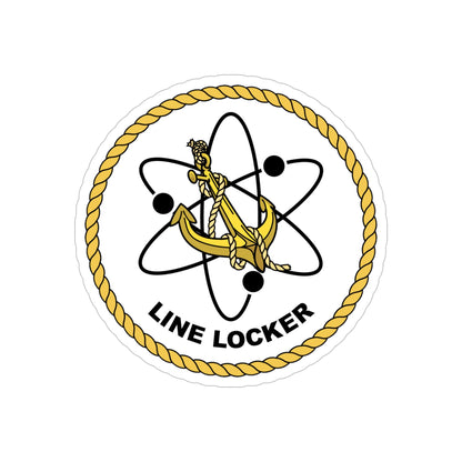 Naval Reactors Line Locker (U.S. Navy) Transparent STICKER Die-Cut Vinyl Decal-5 Inch-The Sticker Space