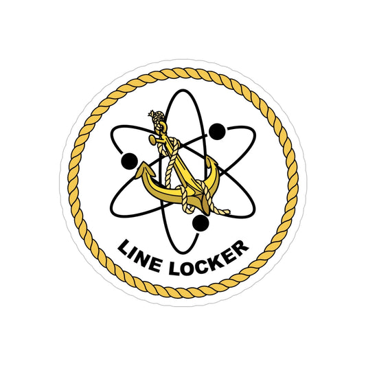 Naval Reactors Line Locker (U.S. Navy) Transparent STICKER Die-Cut Vinyl Decal-6 Inch-The Sticker Space