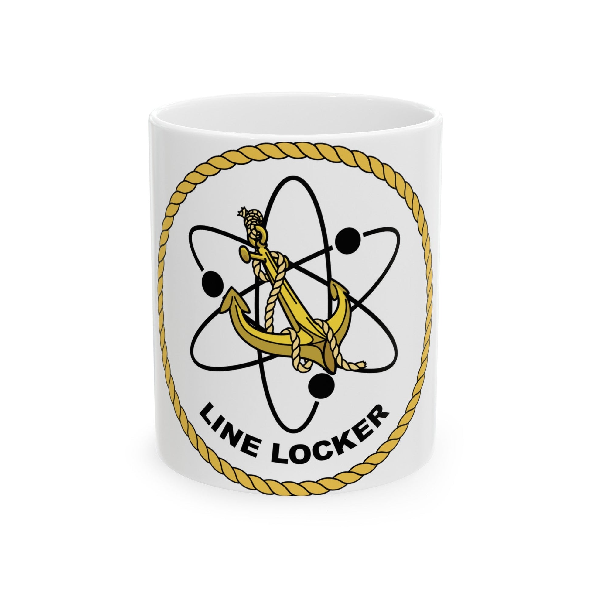 Naval Reactors Line Locker (U.S. Navy) White Coffee Mug-11oz-The Sticker Space