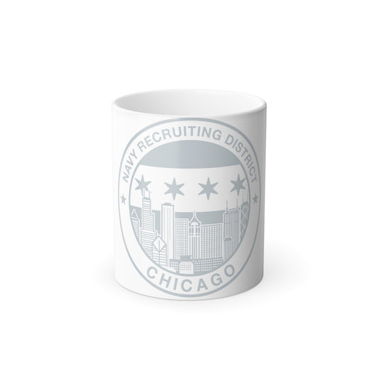 Naval Recruiting District Chicago (U.S. Navy) Color Changing Mug 11oz-11oz-The Sticker Space