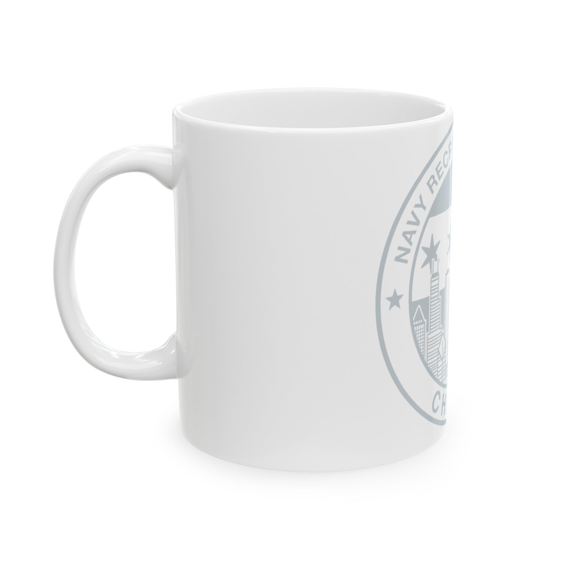 Naval Recruiting District Chicago (U.S. Navy) White Coffee Mug-The Sticker Space