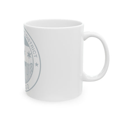 Naval Recruiting District Chicago (U.S. Navy) White Coffee Mug-The Sticker Space