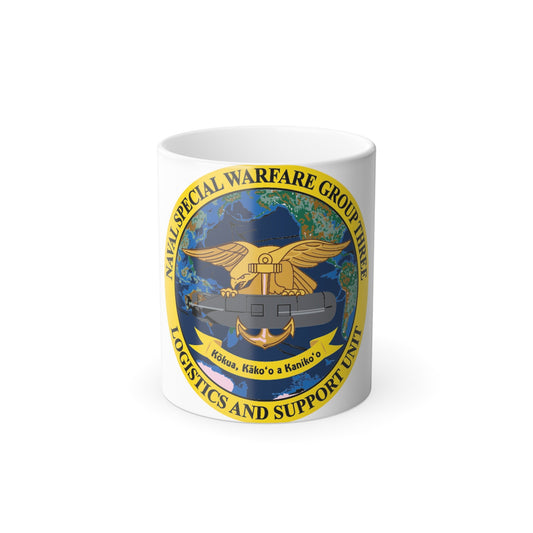 Naval Special Warfare Group 3 (U.S. Navy) Color Changing Mug 11oz-11oz-The Sticker Space