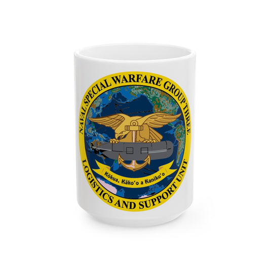 Naval Special Warfare Group 3 (U.S. Navy) White Coffee Mug-15oz-The Sticker Space