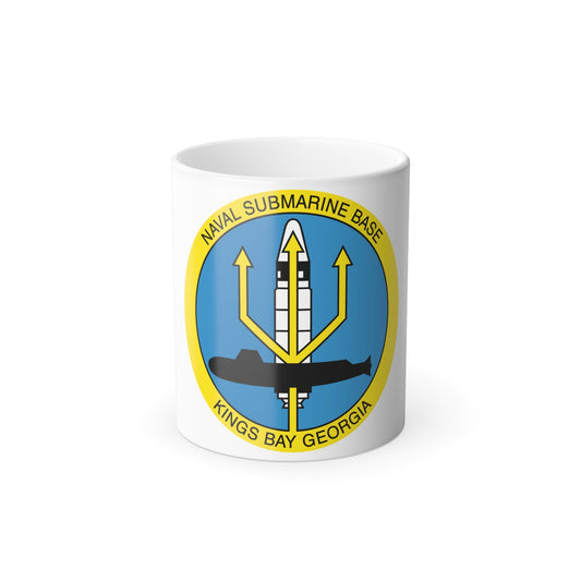 Naval Submarine Base Kings Bay Georgia (U.S. Navy) Color Changing Mug 11oz-11oz-The Sticker Space