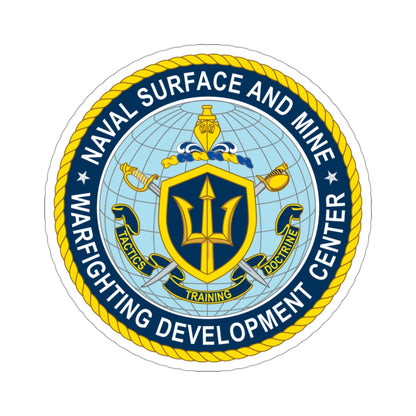 Naval Surface & Mine Warfighting Dev Center (U.S. Navy) STICKER Vinyl Die-Cut Decal-3 Inch-The Sticker Space