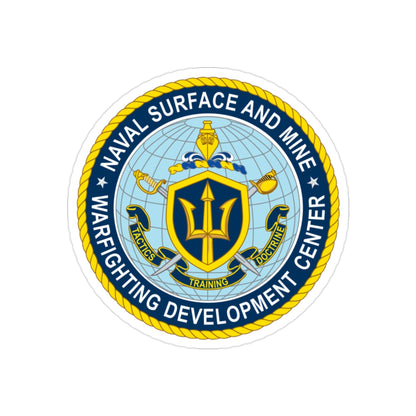 Naval Surface & Mine Warfighting Dev Center (U.S. Navy) Transparent STICKER Die-Cut Vinyl Decal-2 Inch-The Sticker Space