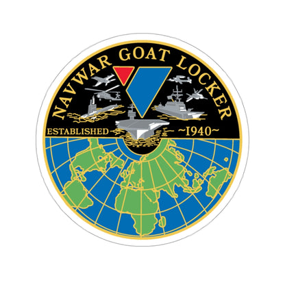 NAVWAR Goat Locker (U.S. Navy) STICKER Vinyl Die-Cut Decal-3 Inch-The Sticker Space