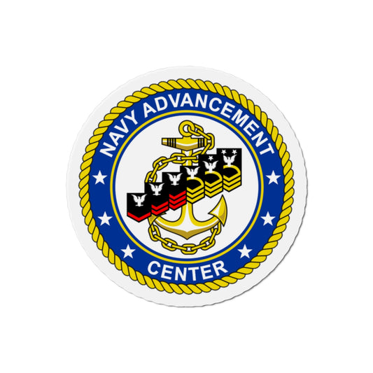 Navy Advancement Center NAC (U.S. Navy) Die-Cut Magnet-2" x 2"-The Sticker Space