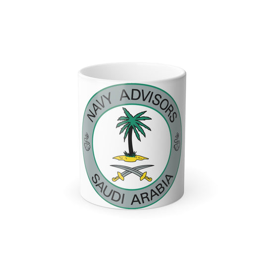 Navy Advisors Saudi Arabia (U.S. Navy) Color Changing Mug 11oz-11oz-The Sticker Space