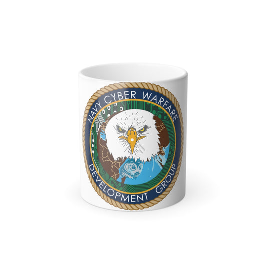 Navy Cyber Warfare Development Group (U.S. Navy) Color Changing Mug 11oz-11oz-The Sticker Space