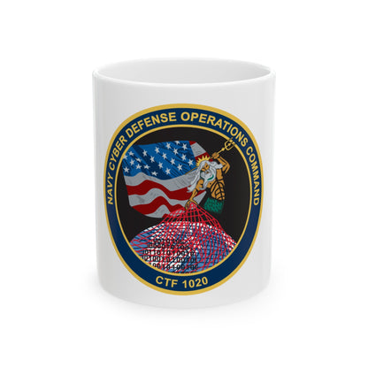 NCDOC CPOA CTF 1020 (U.S. Navy) White Coffee Mug-11oz-The Sticker Space