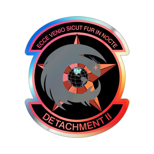 NCOIC Detachment 2 (U.S. Air Force) Holographic STICKER Die-Cut Vinyl Decal-6 Inch-The Sticker Space