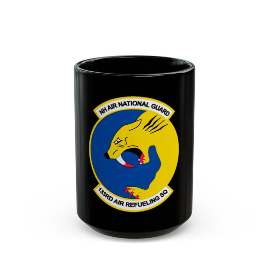NH ANG 133rd ARS 2 (U.S. Air Force) Black Coffee Mug-15oz-The Sticker Space