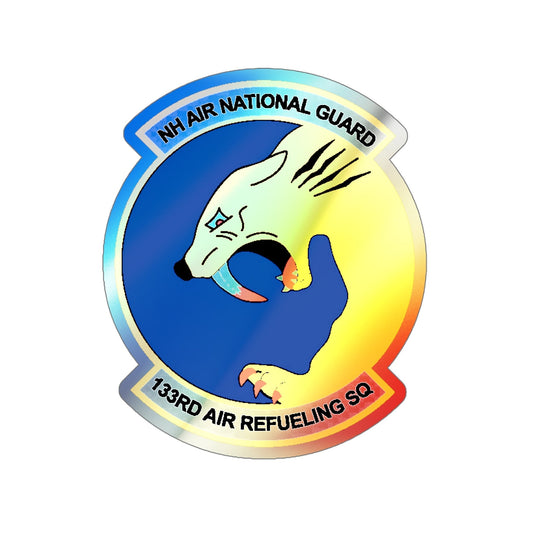 NH ANG 133rd ARS 2 (U.S. Air Force) Holographic STICKER Die-Cut Vinyl Decal-6 Inch-The Sticker Space