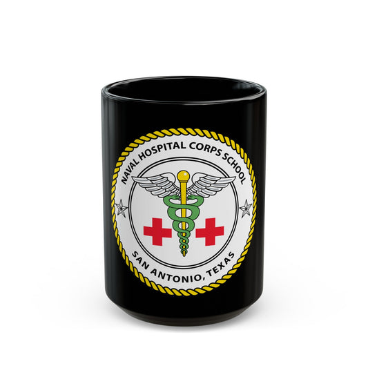 NHCS Texas (U.S. Navy) Black Coffee Mug-15oz-The Sticker Space