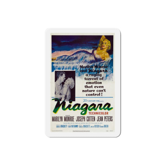 Niagara 1953 Movie Poster Die-Cut Magnet-2 Inch-The Sticker Space