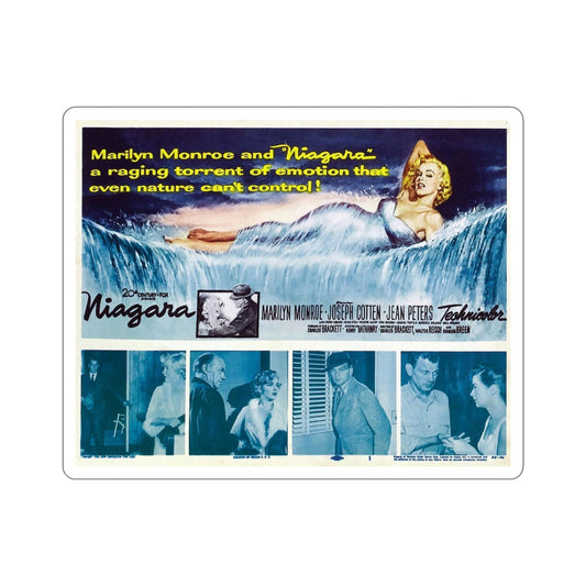Niagara 1953 v2 Movie Poster STICKER Vinyl Die-Cut Decal-6 Inch-The Sticker Space