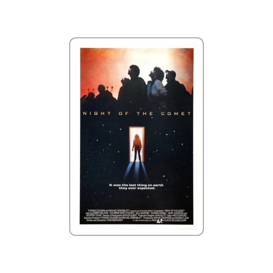 NIGHT OF THE COMET 1984 Movie Poster STICKER Vinyl Die-Cut Decal-White-The Sticker Space