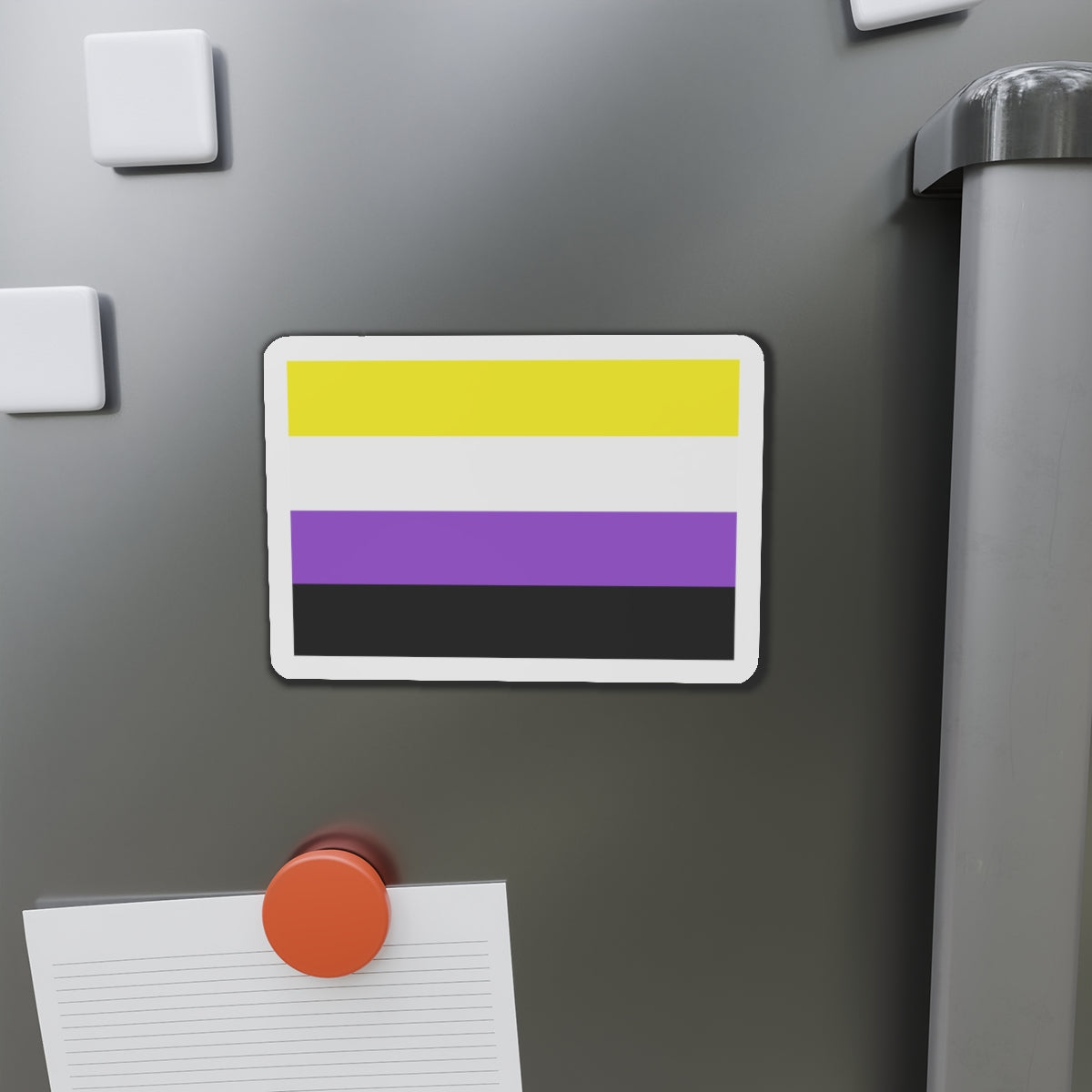 Nonbinary Pride Flag - Die-Cut Magnet-The Sticker Space