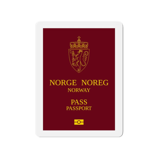 Norway Passport 1999 Ordinary - Die-Cut Magnet-6 × 6"-The Sticker Space