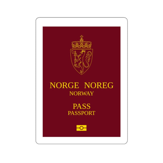 Norway Passport 1999 Ordinary STICKER Vinyl Die-Cut Decal-White-The Sticker Space