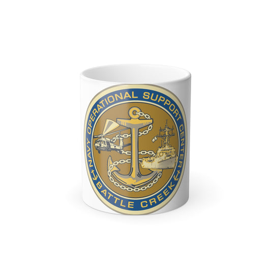 NOSC BC SHIELD (U.S. Navy) Color Changing Mug 11oz