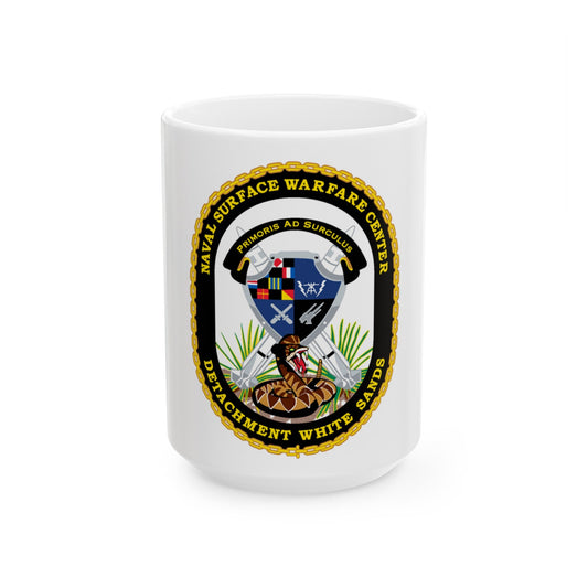 NSWC Detach White Sands (U.S. Navy) White Coffee Mug-15oz-The Sticker Space