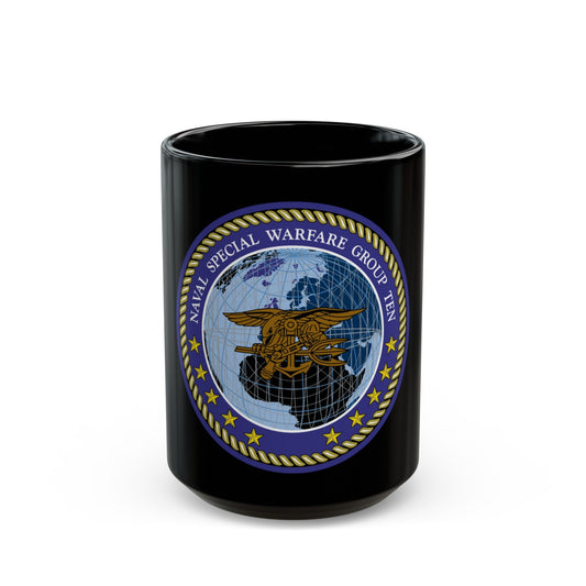 NSWG Ten (U.S. Navy) Black Coffee Mug-15oz-The Sticker Space