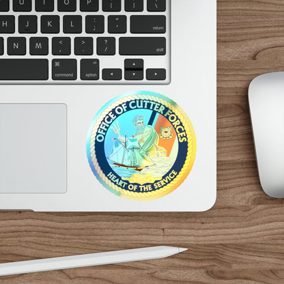 Office of Cutter Forces (U.S. Coast Guard) Holographic STICKER Die-Cut Vinyl Decal-The Sticker Space