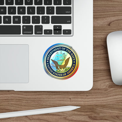 Official Seal of the Department of the Navy (U.S. Navy) Holographic STICKER Die-Cut Vinyl Decal-The Sticker Space
