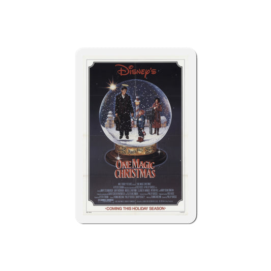 One Magic Christmas 1985 Movie Poster Die-Cut Magnet-2" x 2"-The Sticker Space