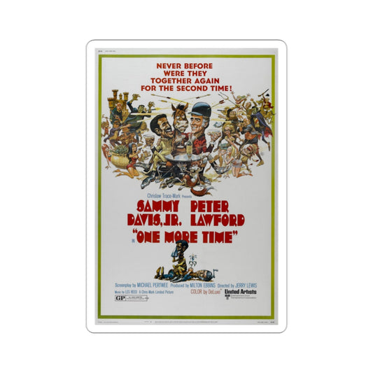 One More Time 1970 Movie Poster STICKER Vinyl Die-Cut Decal-2 Inch-The Sticker Space