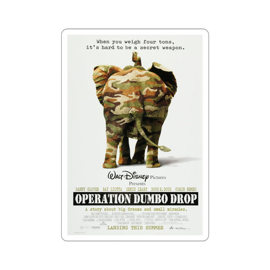 Operation Dumbo Drop 1995 Movie Poster STICKER Vinyl Die-Cut Decal-6 Inch-The Sticker Space