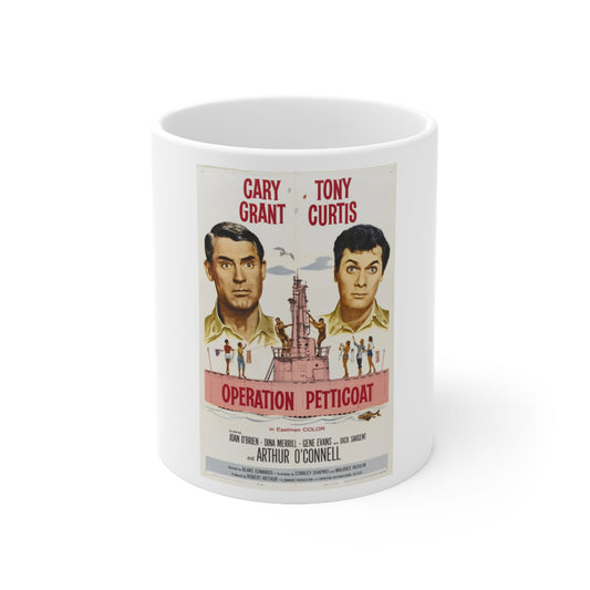 Operation Petticoat 1959 Movie Poster - White Coffee Cup 11oz-11oz-The Sticker Space