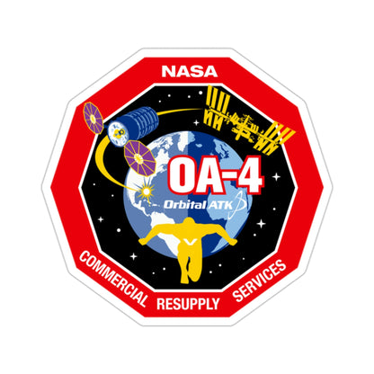 Orbital Sciences CRS Flight 4 (SpaceX) STICKER Vinyl Die-Cut Decal-2 Inch-The Sticker Space