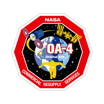 Orbital Sciences CRS Flight 4 (SpaceX) STICKER Vinyl Die-Cut Decal-5 Inch-The Sticker Space