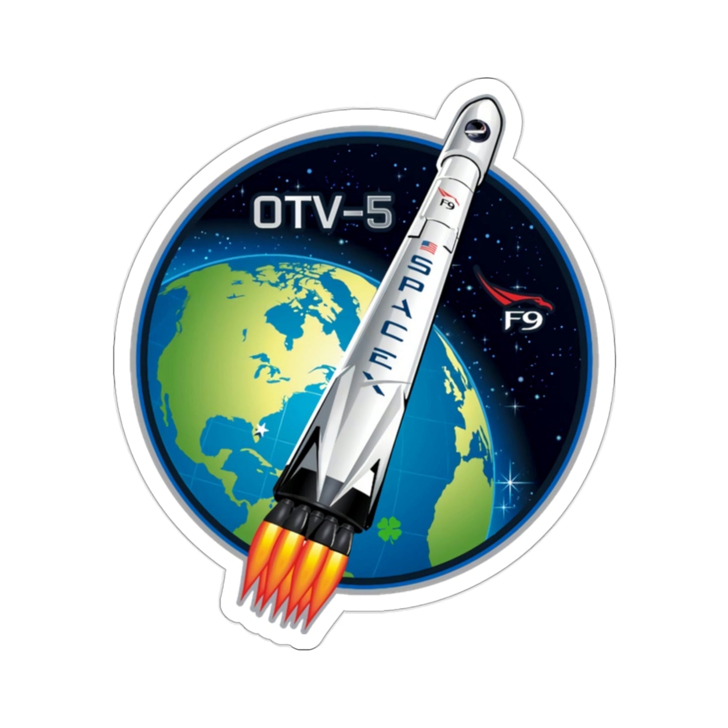 OTV-5 (SpaceX) STICKER Vinyl Die-Cut Decal-2 Inch-The Sticker Space