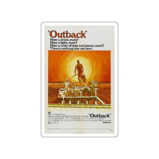 OUTBACK (WAKE IN FRIGHT) 1971 Movie Poster STICKER Vinyl Die-Cut Decal-White-The Sticker Space