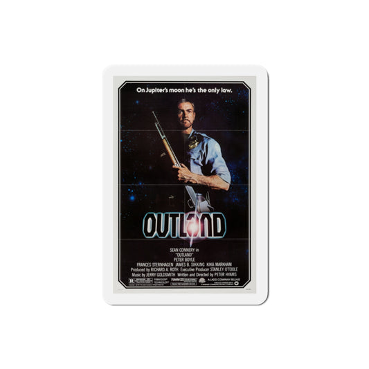 Outland 1981 Movie Poster Die-Cut Magnet-2" x 2"-The Sticker Space