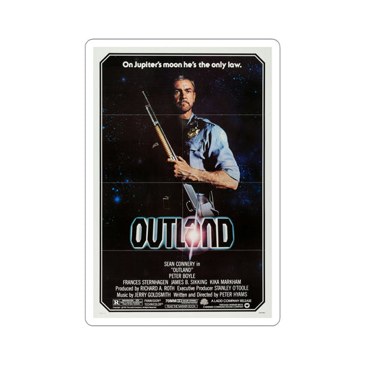 Outland 1981 Movie Poster STICKER Vinyl Die-Cut Decal-6 Inch-The Sticker Space
