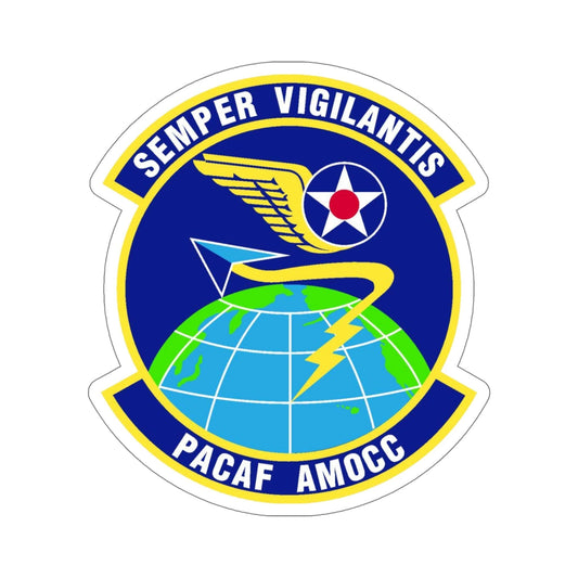 PACAF Air Mobility Operations Control Center (U.S. Air Force) STICKER Vinyl Die-Cut Decal-6 Inch-The Sticker Space