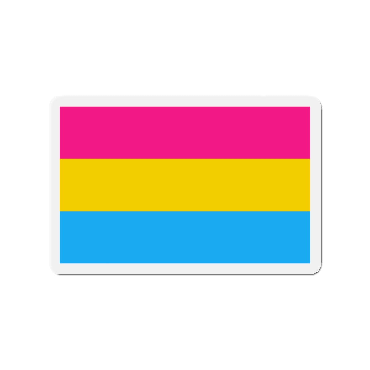 Pansexuality Pride Flag - Die-Cut Magnet-2" x 2"-The Sticker Space