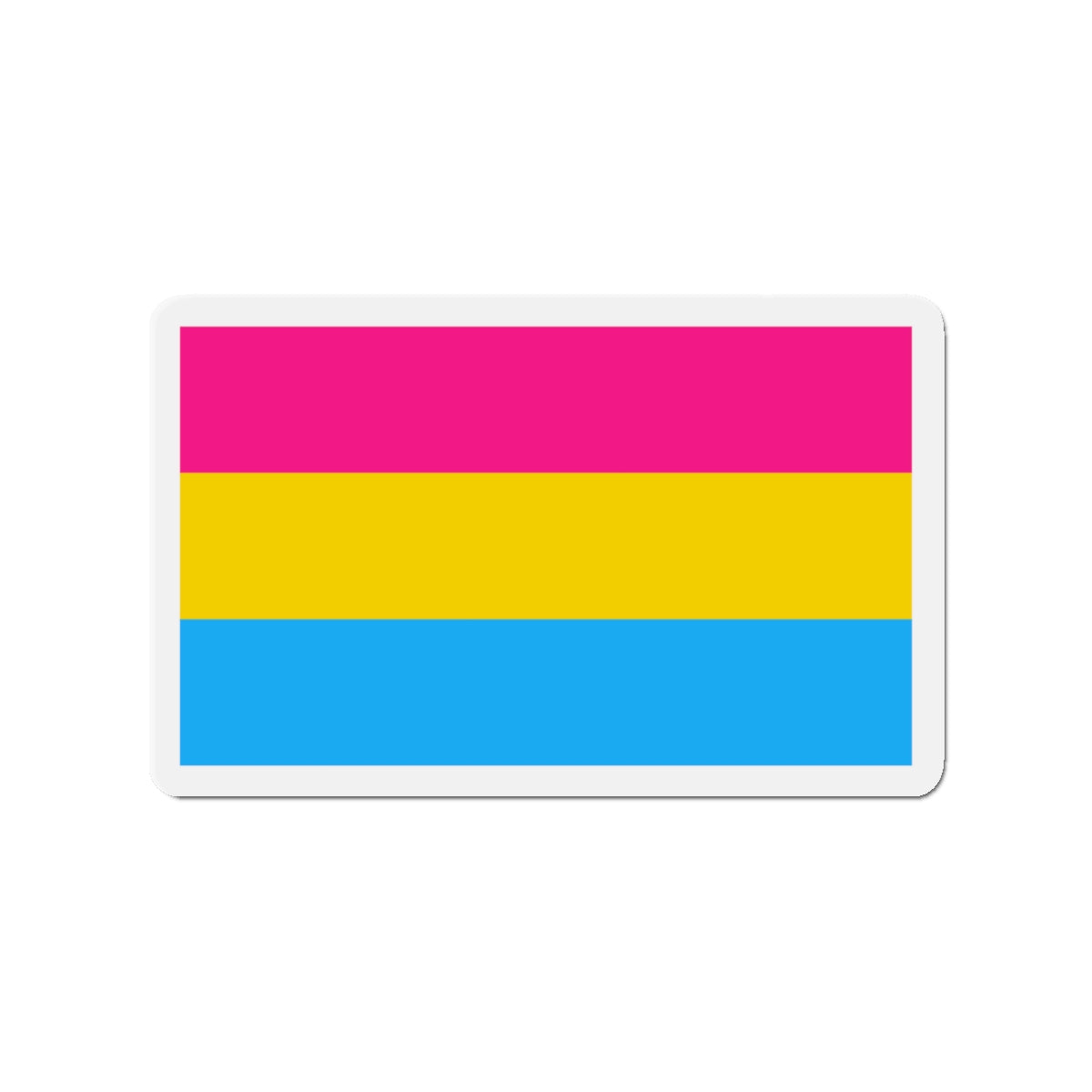 Pansexuality Pride Flag - Die-Cut Magnet-3" x 3"-The Sticker Space