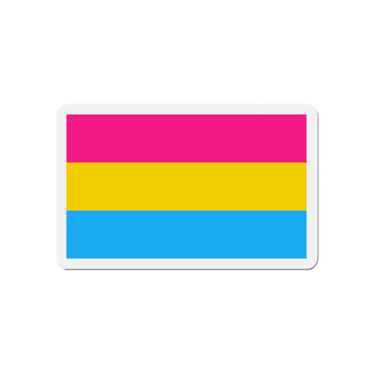 Pansexuality Pride Flag - Die-Cut Magnet-5" x 5"-The Sticker Space